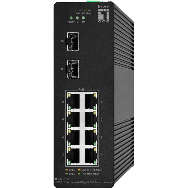 LEVELONE LEVELONE Switch 10x GE IGS-2110P