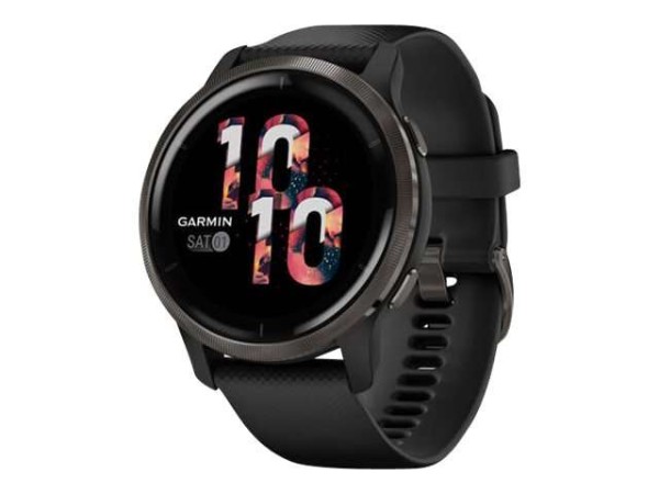 GARMIN Venu 2 Smartwatch, schwarz/schiefergrau 010-02430-11