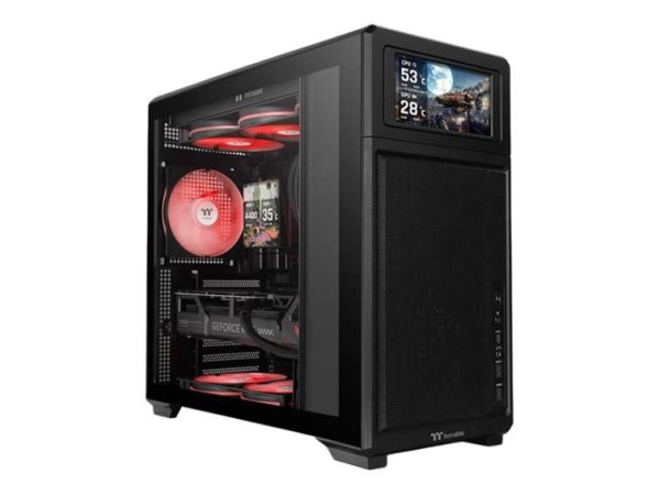THERMALTAKE Midi TR300 TG (schwarz, Tempered Glass) CA-11M-00M1WN-00