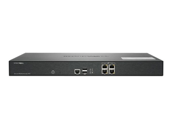 SONICWALL SONICWALL Secure Mobile Access 410 - Sicherheitsgerät - 25 Benutzer - GigE - 1U - Rack-montierbar