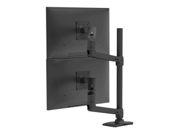 ERGOTRON LX Dual Stacking Arm Tall Pole Matte Black 45-509-224