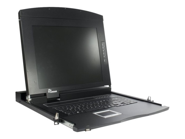 INTERTECH Inter-Tech IPC 17" LCD KVM AS-7104 TLS, RJ45 4 Port 99997225