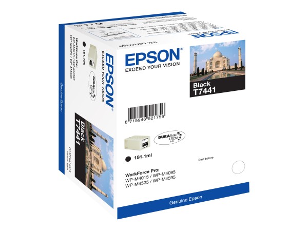 EPSON T7441 Schwarz Tintenpatrone C13T74414010