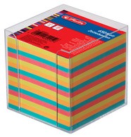 herlitz Zettelbox, Kunststoff, 90 x 90 mm, glasklar