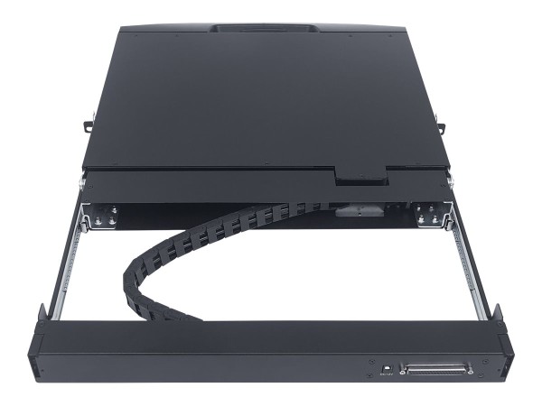 INTELLINET Rackmount 17 LCD Konsole 1U German Lay 507981