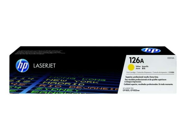 HP 126A Gelb LaserJet Tonerpatrone (CE312A) CE312A