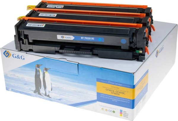 G&G G&G Toner G&G HP HP201X/CF253XM    Multipack      comp. ye/cy/ma