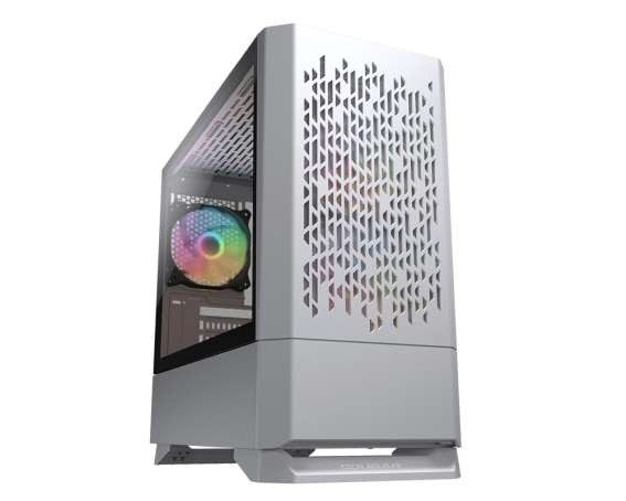 COUGAR GAMING MG140 Air RGB - Mini Tower - PC - Weiß - micro ATX - Mini-ITX CGR-5JM8W-AIR-RGB
