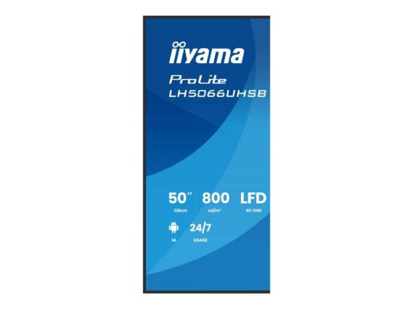 IIYAMA LH5066UHSB-B1AG 127cm (50") LH5066UHSB-B1AG