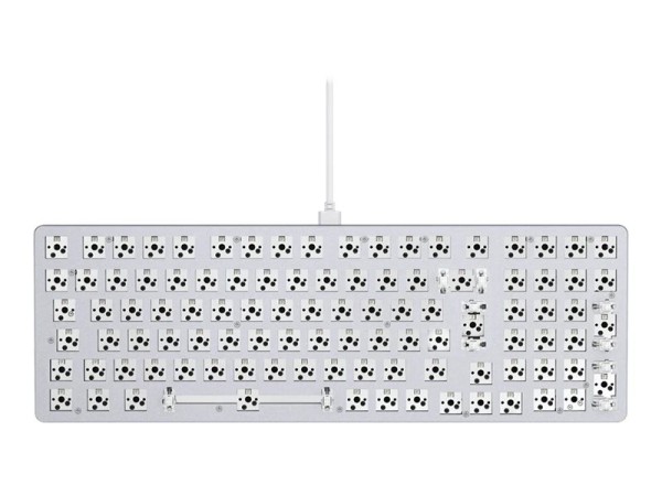 GLORIOUS GLORIOUS GMMK 2 Full-Size Tastatur - Barebone, ISO-Layout, weiß (GLO-GMMK2-96-RGB-ISO-W)