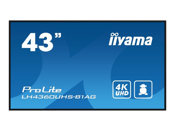 IIYAMA ProLite LH4360UHS-B1AG Signage Display 108cm (42,5") LH4360UHS-B1AG
