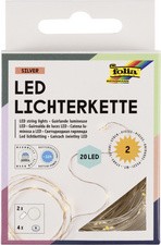 folia LED-Mini-Lichterkette, Batteriebetrieb, 20 LEDs