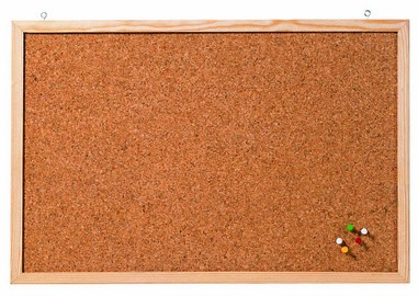 FRANKEN Korktafel "Memoboard", 1.000 x 600 mm, braun