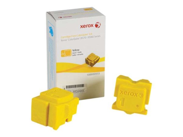 XEROX ColorQube 8580 2 Gelb feste Tinten 108R00933