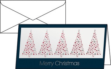 sigel Weihnachtskarte "Business Greetings", DIN lang(2/3 A4)