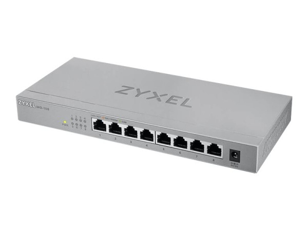 ZYXEL 8-Port unmanaged 2,5 Gbit/s Switch (MG-108-ZZ0101F) MG-108-ZZ0101F