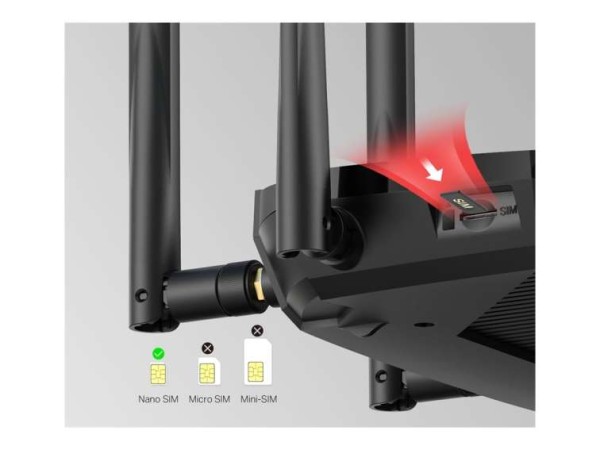TP-LINK Mercusys MB235-4G 4G+ Cat6 AC1200 Wireless Gigabit Router MB235-4G