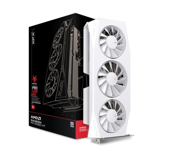 XFX XFX VGA Radeon RX9060XT Mercury OC Gaming WHITE 16GB