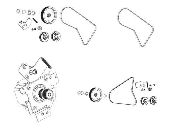 ZEBRA ZEBRA Kit Rewind Drive System all dpi ZT600 (P1083320-058)