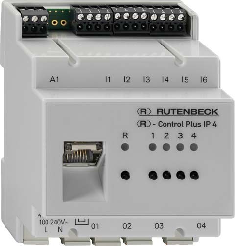 RUTENBECK R> - Control Plus IP 4 IP-Schaltaktor/Sensor 4x16 A 1 A/D-7008