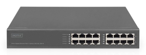 DIGITUS Gigabit Ethernet PoE+ Injector Hub DN-95118