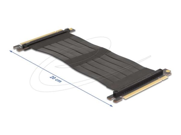 DELOCK Riser Karte PCI Express 3.0 x16 St > x16 St mit Kabel 81500