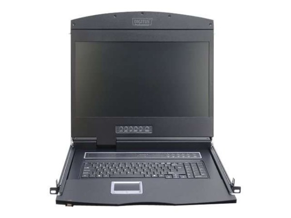 DIGITUS Modulare Konsole mit 48,3cm (19") TFT ohne Tastaur ohne KVM Modul DS-72211