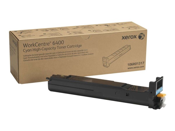 XEROX WorkCentre 6400 Cyan Tonerpatrone 106R01317