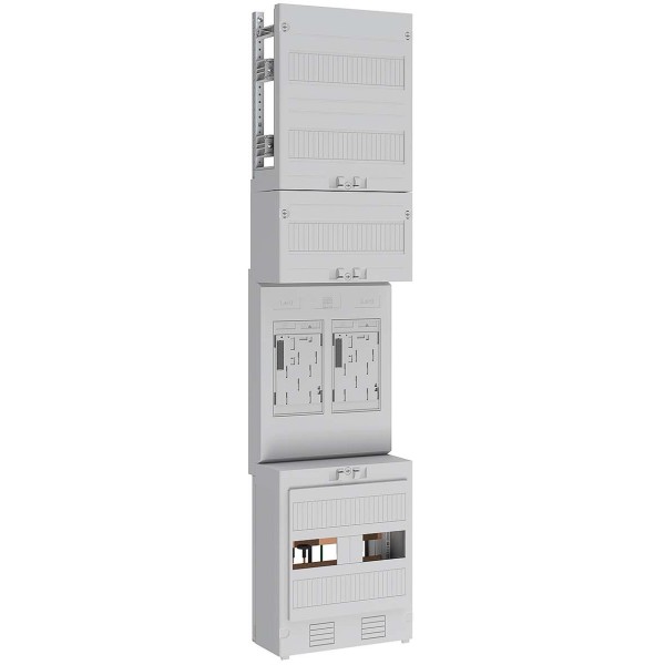 ABN BRAUN AG ABN Zählerplatz eHZ 2Z EZ17320 m.Klemmstein OKK 5p 250x1050mm EZ17320