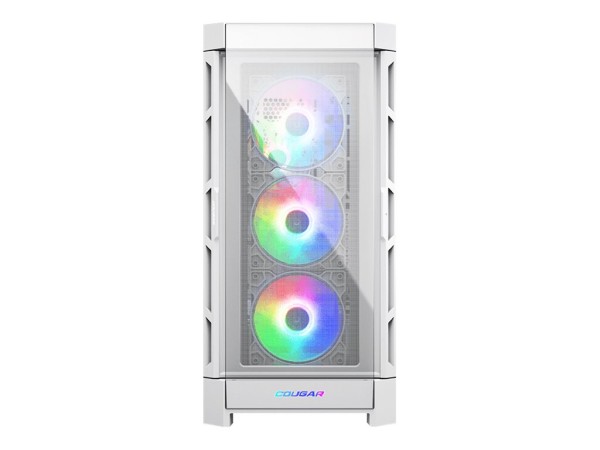 COUGAR GAMING Gehäuse Midi-Tower Duoface Pro ARGB, Weiß CGR-5AD1W-RGB