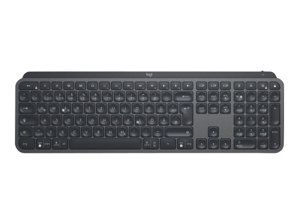 LOGITECH LOGITECH MX Keys Plus Advanced Wireless Illuminated Keyboard with Palm Rest -  2.4GHZ/BT - GRAPHITE