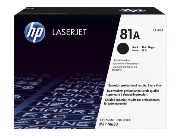 HP HP 81A Schwarz LaserJet Tonerpatrone (CF281A)