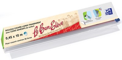 Oxford Buchschutz-Folie "Le Bon Elève", PVC, 450 mm x 10 m