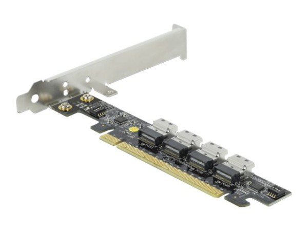 DELOCK DELOCK PCIe x16Karte>4x SFF-8654 4i NVMe