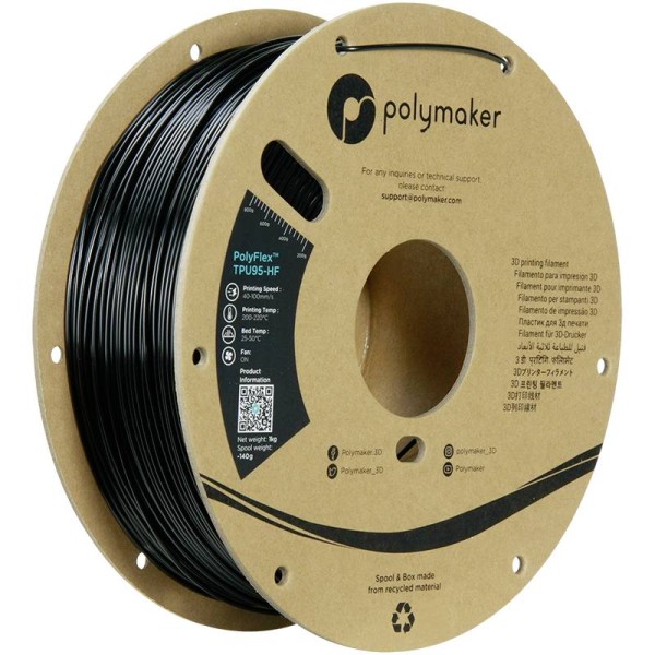 POLYMAKER POLYMAKER PD03001 TPU95-HF Filament TPU, Flexibles Filament flexibel, UV-beständig, Highspeed