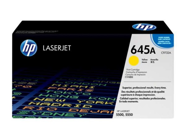 HP 645A Gelb LaserJet Tonerpatrone (C9732A) C9732A