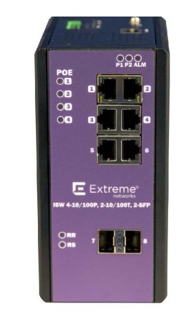 Extreme Networks ISW 4-10/100P2-10/100T2-SFP - Router - 0,1 Gbps