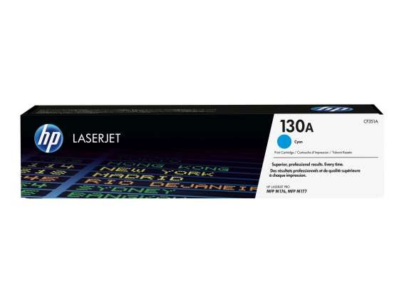 HP 130A Cyan LaserJet Tonerpatrone (CF351A) CF351A