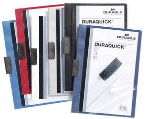 DURABLE Klemmhefter DURAQUICK, DIN A4, blau