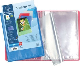 EXACOMPTA Sichtbuch, DIN A4, PP, farbig sortiert