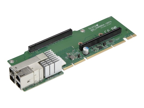 SUPERMICRO SUPERMICRO 4-Port 10GbE 2x RJ45 und 2x SFP+ AOC-2UR68G4-I4XTS-O