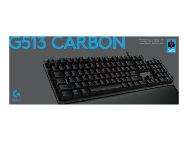 LOGITECH LOGITECH G513 Carbon GX Brown Tactile - CARBON - UK-Layout
