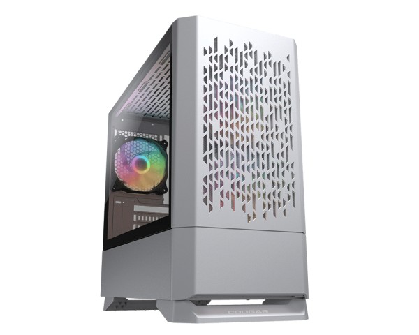 COUGAR GAMING COUGAR GAMING MG140 Air RGB - Mini Tower - PC - Weiß - micro ATX - Mini-ITX - 16 cm - 35 cm