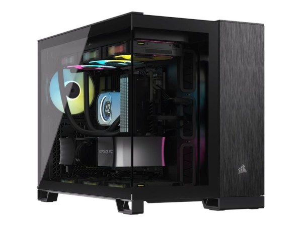 CORSAIR 2500X - Mid tower - micro ATX - Seitenteil mit Fenster (gehärtetes CC-9011287-WW