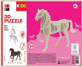 Marabu KiDS 3D Puzzle "Pferd", 30 Teile