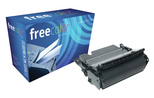 CLOVER FREECOLOR Toner schwarz fuer Lexmark T 632/634 Ersatz fuer Lexmark 12A7465 32.000 Seiten