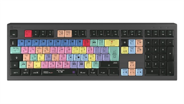 LOGIC-KEYBOARD LKB-PPROCC-A2M-FR Tastatur USB AZERTY Französisch Schwarz LKB-PPROCC-A2M-FR