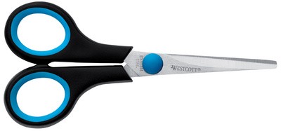 WESTCOTT Schere Easy Grip, Länge: 210 mm, für Linkshänder
