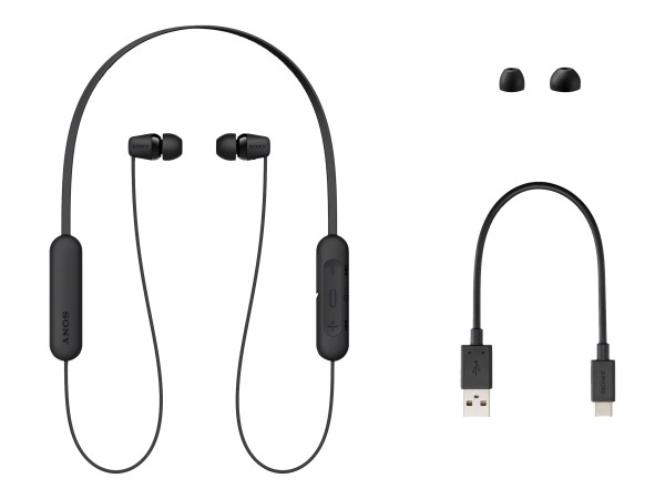 SONY WI-C-200-B Kopfhörer Bluetooth WI-C-200-B