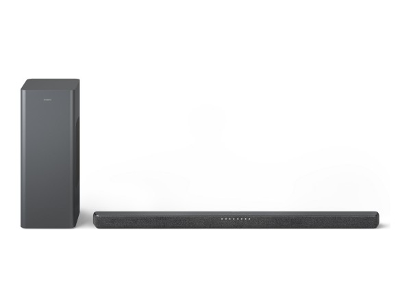 PHILIPS Soundbar 2.1 TAB6309/10 mit kabellosem Subwoofer schwarz TAB6309/10